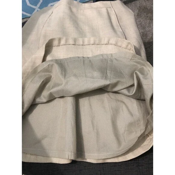 ! Gunex by Brunello Cucinelli ladies virgin wool Lined  skirt size US 4 SKU 1y - Picture 3 of 9